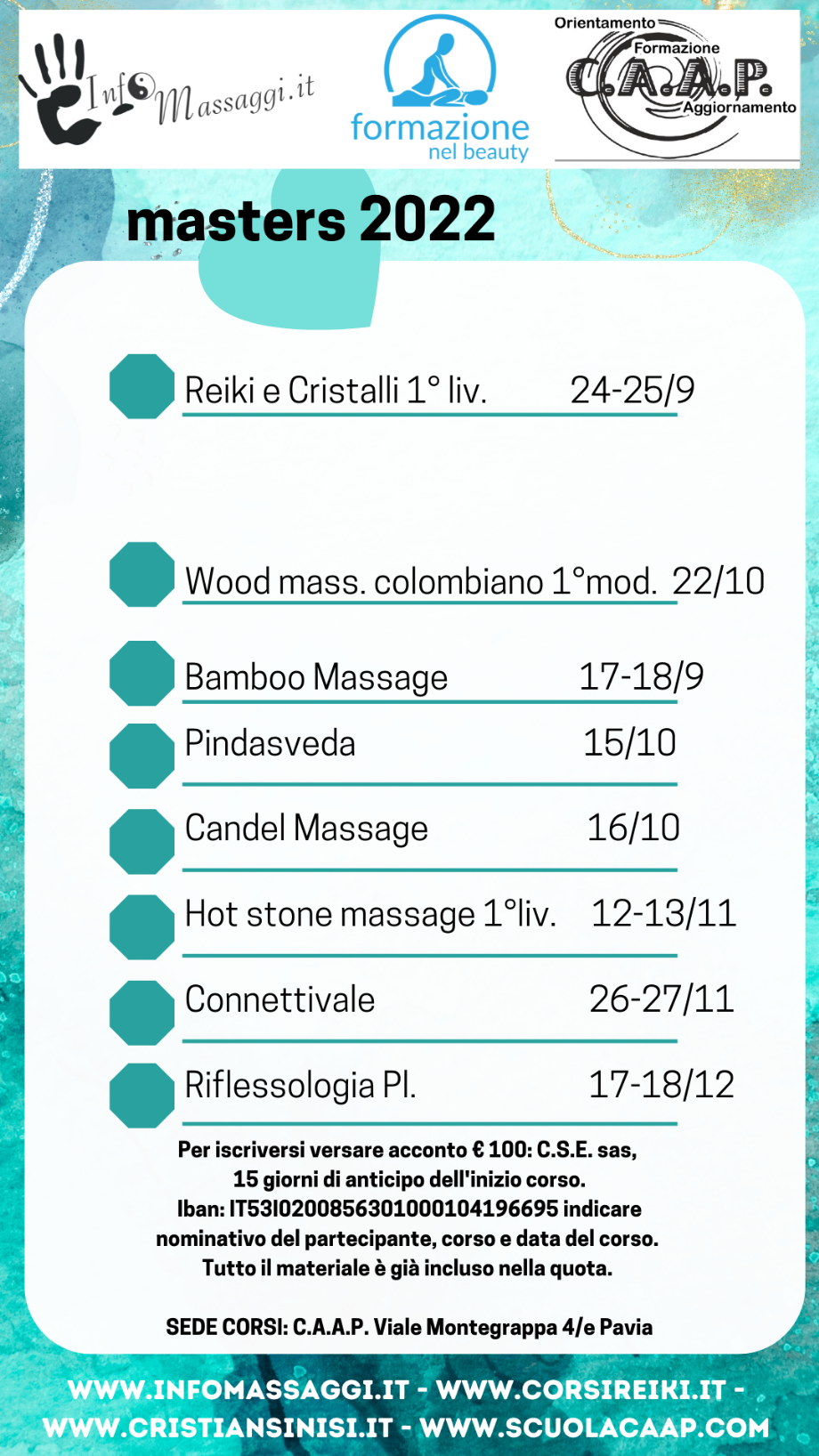 calendario corsi di massaggio calendario corsi di massaggio
